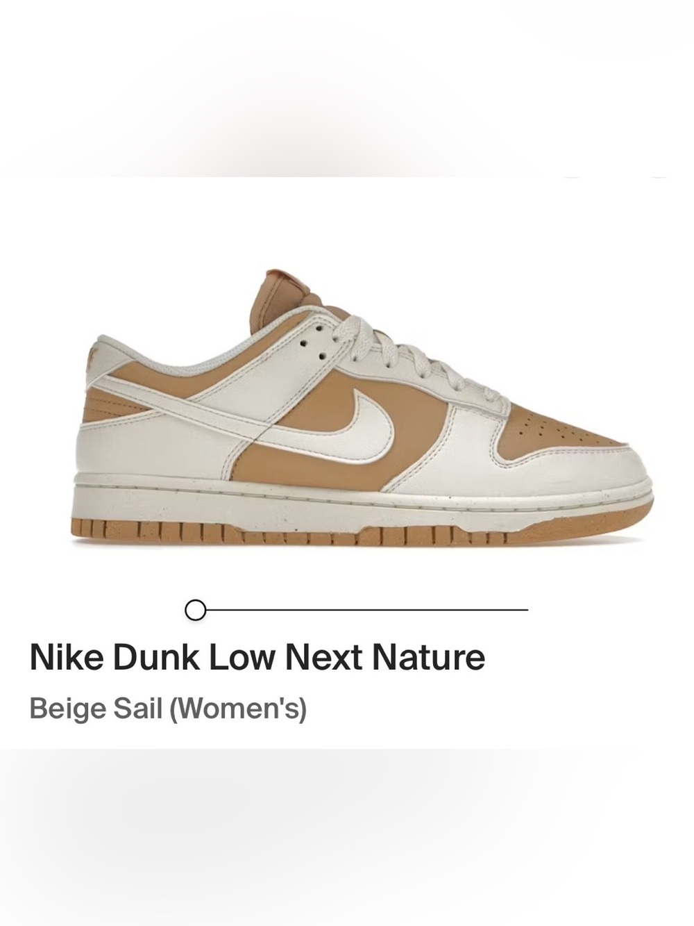 Nike Dunk Low Next Nature ‘Phantom/Obsidian’ Women’s Size 8 | FZ6770-001